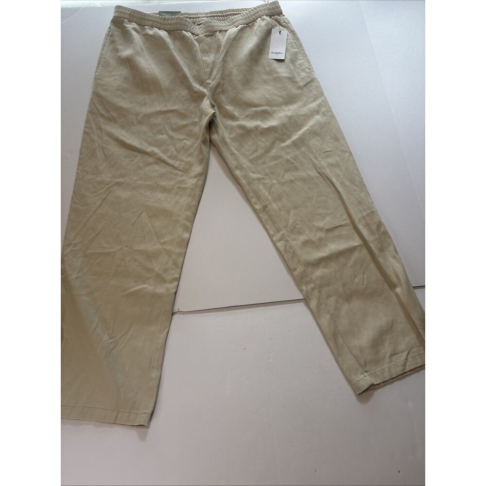 NEW Goodfellow & Co Men’s XL Beige Pull On Pant Vacay Collection Drawstring